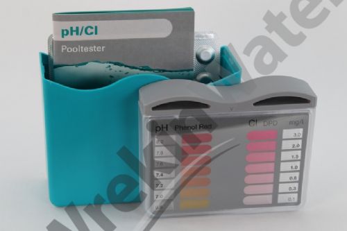 Chlorine Test Kit (Cl and pH) Pooltester pH/O2